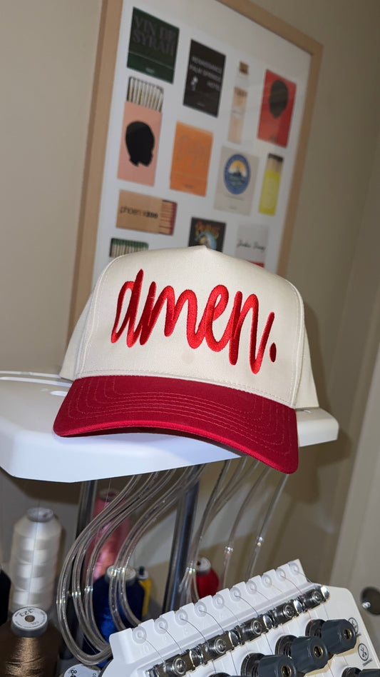 Amen Faith Hat