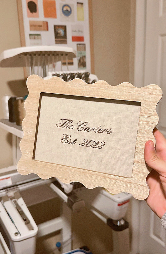 Personalized Family Name Picture Frame